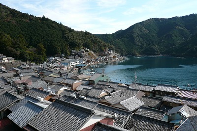 須賀利の街並み