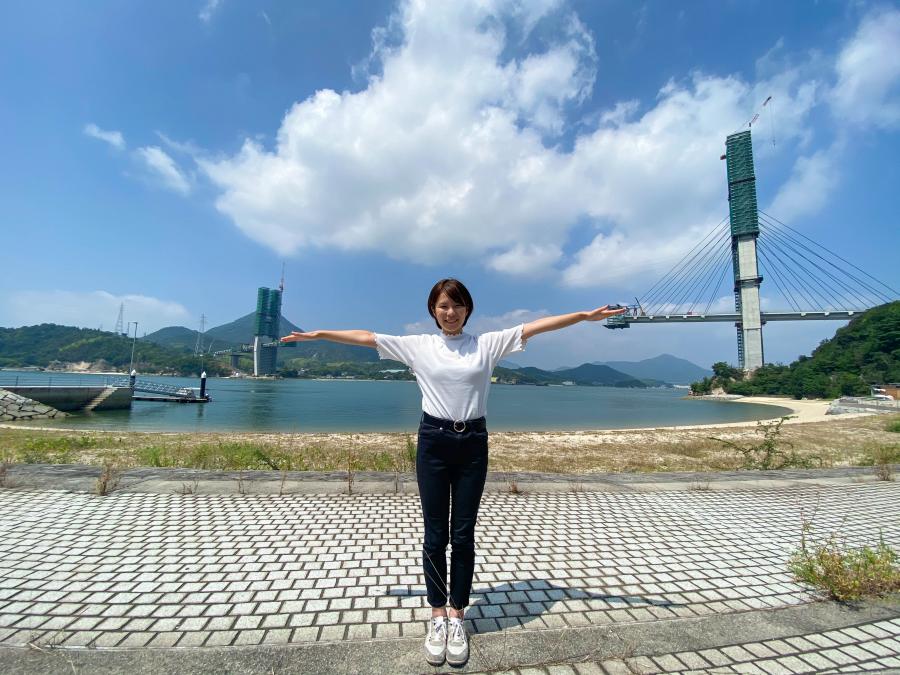 建設中の岩城橋を繋ごう！